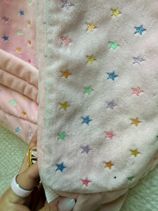 Stoney Clover Lane x Park & Beach Pink Star Velvet Backpack EUC
